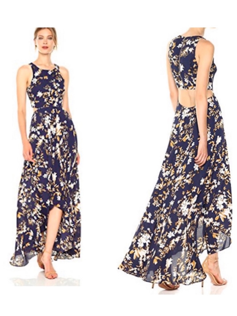 Ali & Jay Bohemian Rhapsody Navy Floral Print Maxi Dress
